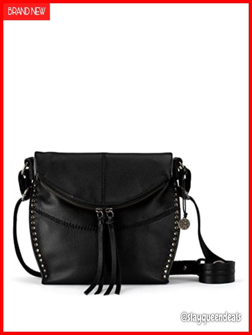 The Sak Silverlake Leather Crossbody Bag Adjustable Strap Satchel
